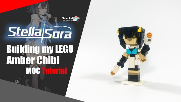 LEGO Stella Sora Amber Chibi MOC Tutorial | Somchai Ud