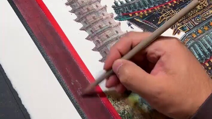 Ancient monuments on the tip of the pen | Shuangta Temple