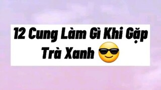 khi các cung hoàn đạo gặp trà xanh , họ sẽ làm gì ?