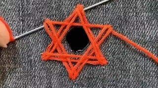 星星图形缝衣技巧