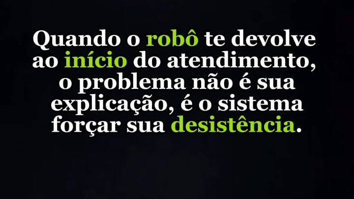 O ROBÕ te devolver ao INÍCIO não é culpa SUA!