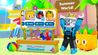 Woaa Event Summer !! Niat Jual Huge Pineapple Cat Ini Ke Youtuber Eh Malah Untung Banyak - Roblox