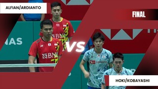 BADMINTON | Alfian/Ardianto (INA) vs Hoki/Kobayashi (JPN) | Malaysia Open 2022 FINAL