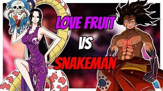 King Piece - GUM-GUM SNAKEMAN vs LOVE-LOVE FRUIT | Roblox |