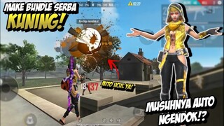 MAKE SERBA KUNING ⁉️ AUTO NYARI MUSUH NGENDOK❗- FREE FIRE INDONESIA