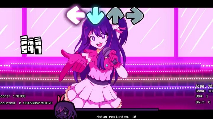 Friday Night Funkin' VS Ai Hoshino, In Your Hearts Forever & Oshi no Ko OP, YOASOBI - IDOL (FNF Mod)