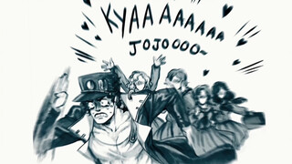 "None of my descendants will be so disrespectful to women." Jonathan said to Jotaro