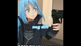 rimuru with a gun vs fiction #anime #edit #vs #tensura