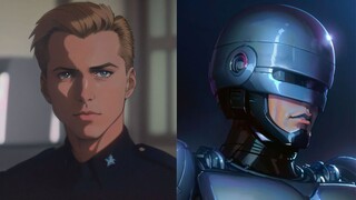 Robocop as a Japanese Anime