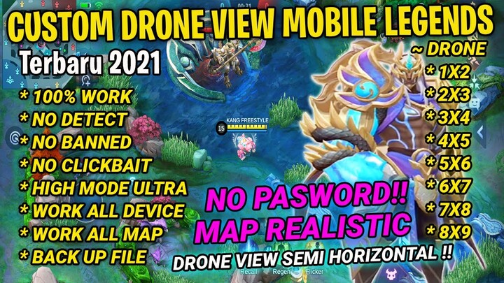 DRONE VIEW MAP MOBILE LEGENDS TERBARU 2021 - CARA MEMASANG DRONE VIEW DI MAP MOBILE LEGENDS 2021
