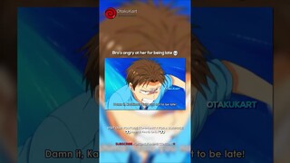 Bro’s angry at her for being late 💀 #anime #animememes #animeedits #shorts