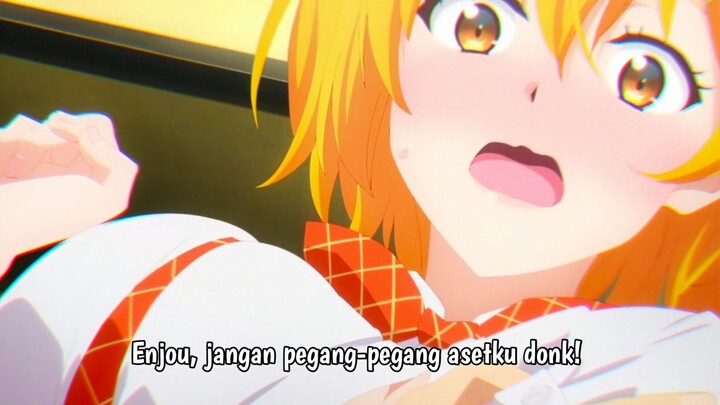 Gak bahaya ta aset jumbo Hoshino-chan terpegang Enjou bikin gak tahan wak 🥵💦