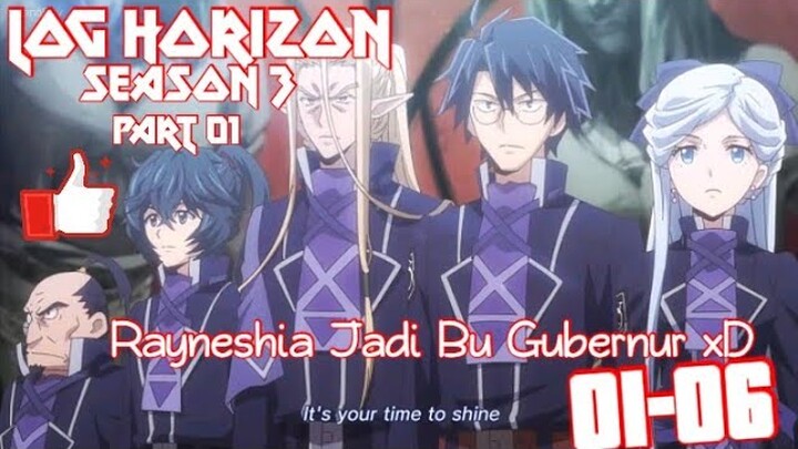 Alur Cerita Anime Log Horizon Season 3 Part 01, Perubahan KMB untuk Akiba Baru.