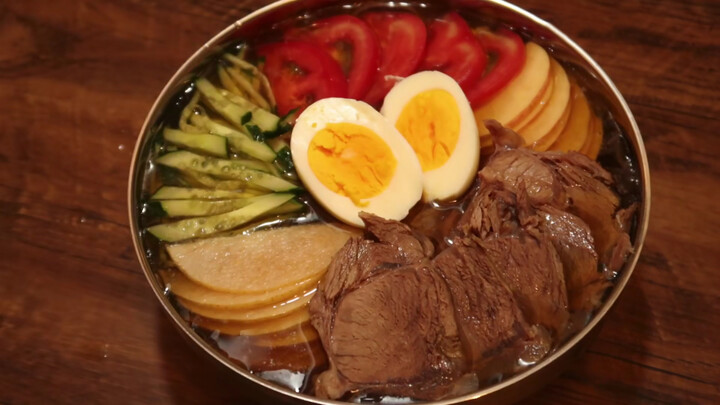 Refreshing and appetizing Naengmyeon, A must-try in summer