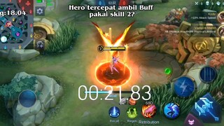 hero tercepat ambil buff di mobile legends pakai skill 2