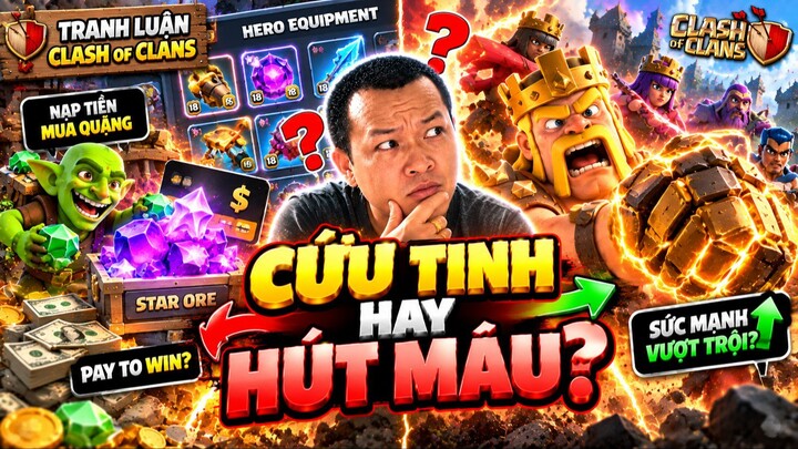 Trang Bị Tướng Hero Equipment Trong Clash of Clans Nước Cờ Hút Máu Hay Cứu Tinh