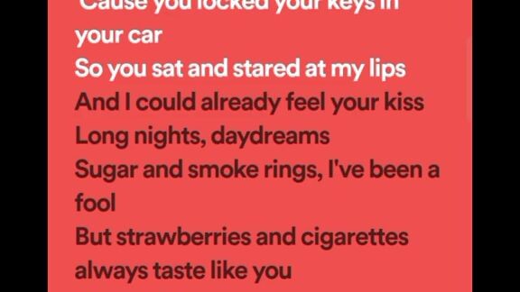 Strawberries & cigarette - Troye Sivan