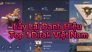 BoyDirak - Hành Trình Lấy Cục Vàng Dirak(BXH) Trên Rank 9x Cực Gây Cấn Phần 4 | Liên Quân Mobile