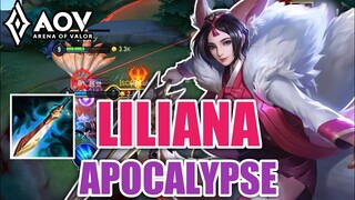 LILIANA GAMEPLAY || LILIANA USE APOCALYPSE ITEMS !!! - ARENA OF VALOR