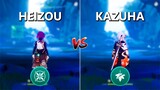 Genshin Impact: Who's the Best ?? DPS Kazuha vs Heizou ! Gameplay Comparison !!