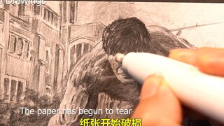 Một tờ giấy được tái sử dụng 211 lần để làm ra cuốn sách lật hình hoạt hình nhỏ "Người khổng lồ xanh