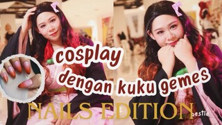 cosplay cetar dengan kuku cantik by Fluffykim