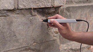 Using a 3D pen to repair the city wall series makes me feel like a delicate person...