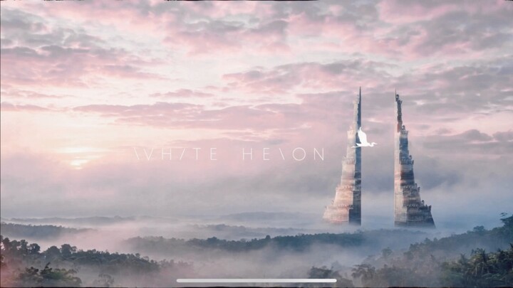 White Heron & Mountain #7