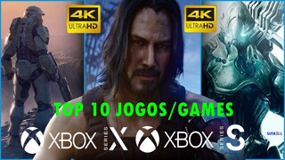 TOP 10 Melhores Jogos Para Xbox Series S e X (4K 60 FPS)