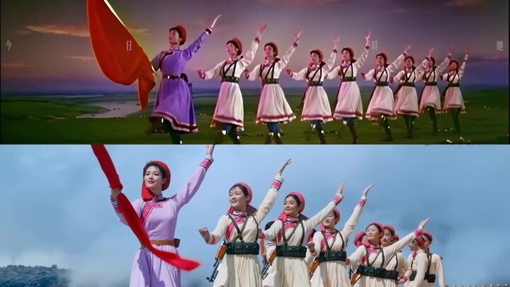 “High-Def Restoration: Original vs. ‘Youth’ Version of the Grassland Female Militia Dance” [Dance] [