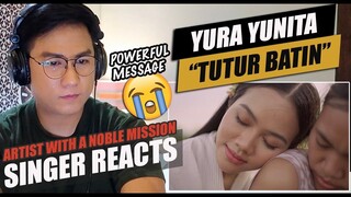 Yura Yunita - Tutur Batin (Official Music Video) | SINGER REACTION