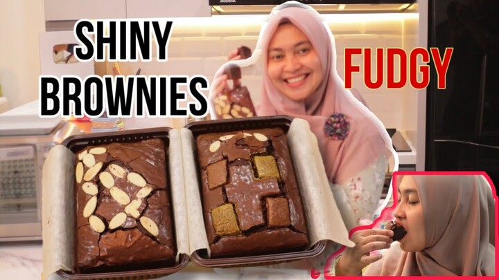 RESEP SHINY BROWNIES SUPER FUDGY DAN TIPS AGAR SHINY KELUAR