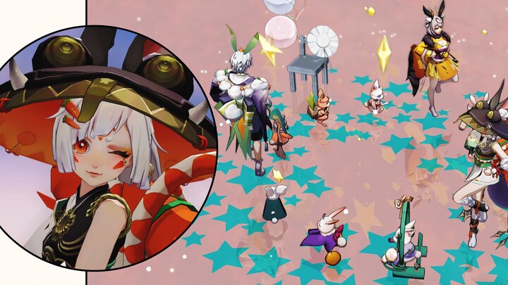 [Onmyoji MMD] Rabbits have a meeting! (Dream of the Mountain Rabbit)