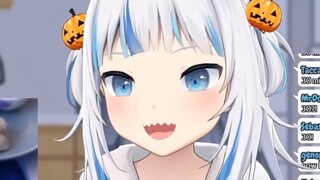 【Gawr Gura】Gura's hand appeared in the picture? ! He broke the cup? !