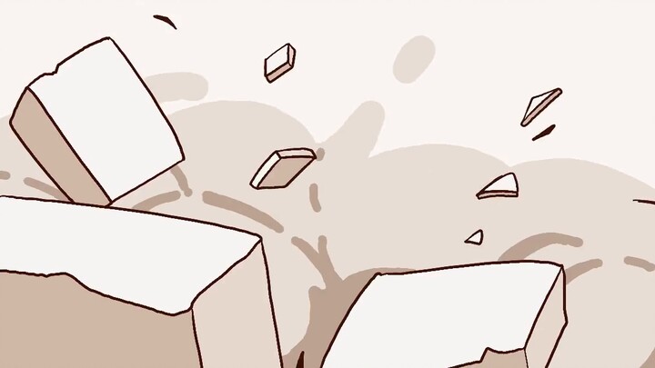Giant water short animation. Cold