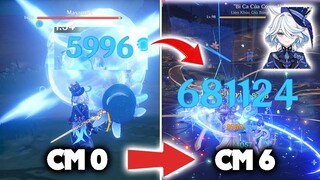 Trải Nghiệm Sức Mạnh CM 0 - CM 6 Của Furina - Cung Mệnh Ngon Hơn Trấn