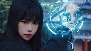 Douyin Lumi Lumi girl koleksi video transformasi efek spesial seri Kamen Rider buatan sendiri