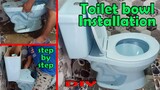 Paano mag kabit Ng Toilet Bowl | How to install Toilet Bowl