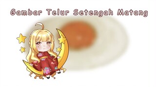 [SPEEDPAINT]: Telur Setengah Matang (Procreate)