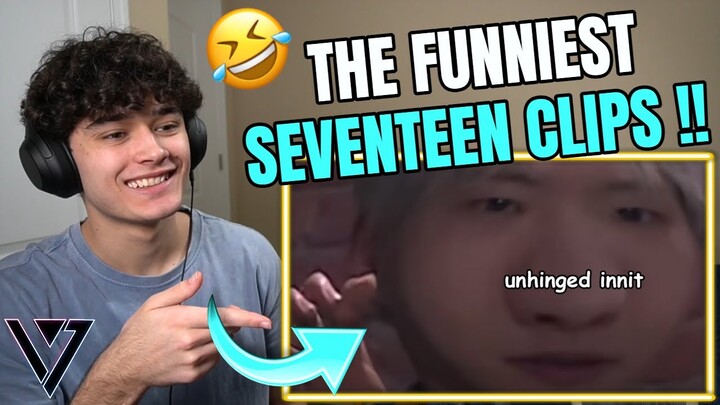 THE FUNNIEST SEVENTEEN MOMENTS !! SEVENTEEN moments that make me audibly laugh REACTION!