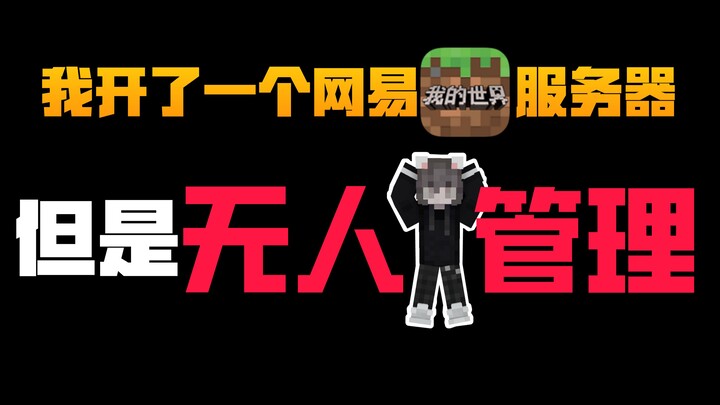 Saya telah membuat sebuah server NetEase, tetapi tidak ada yang mengelolanya!