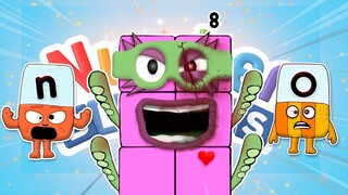 Numberblocks Intro Song but All of Us Are Dead Version (PART 2) Numberblocks and Alphablocks Zombies