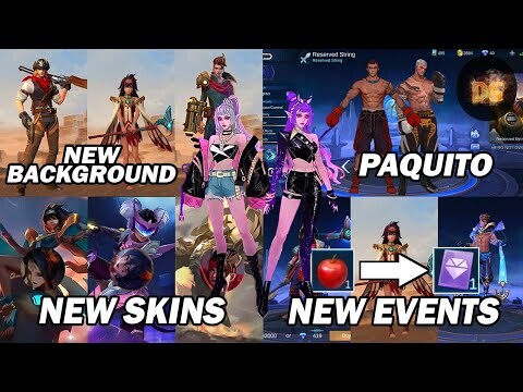 ALL NEWEST UPDATES IN ONE VIDEO in Mobile Legends