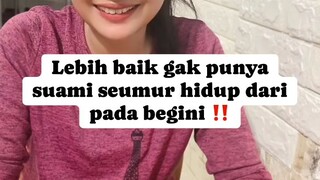 Jangan sampai punya laki kayak gini, Tersiksa lahir Batin 🥹 #reels #reelsviral #fyp