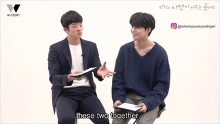 Engsub/Indosub (CC) Han Gi Chan and Jang Eui Soo Interview (2) #whereyoureyeslinger