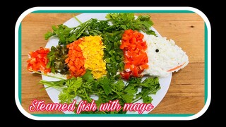 Steamed Fish with Mayo | Steamed Lapu-lapu | Ghie’s Apron