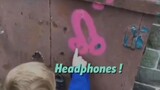 "Headphones" this kid is so innocent (of course)🙂