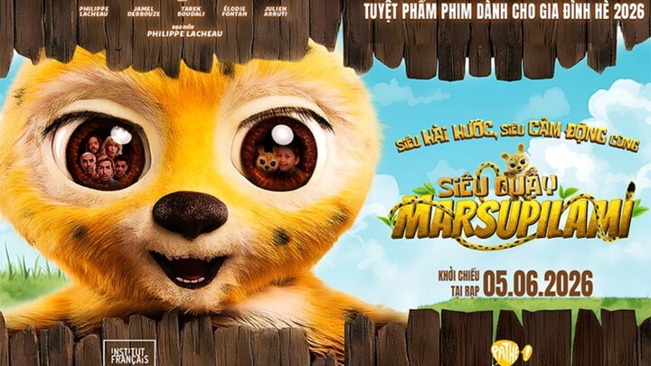 FHD Siêu quậy Marsupilami - Vsub Phim Chiếu rạp 2026 - Liveaction - Phim Tuổi Thơ