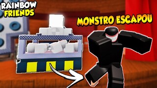 CUIDADO!! NOVO MONSTRO FOI CRIADO E ESCAPOU NO RAINBOW FRIENDS | ROBLOX