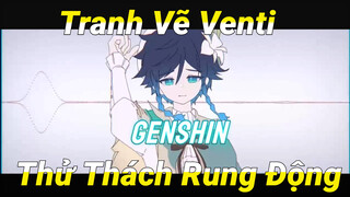 [Genshin, Tranh Vẽ] Tranh Vẽ Venti, Thử Thách Rung Động